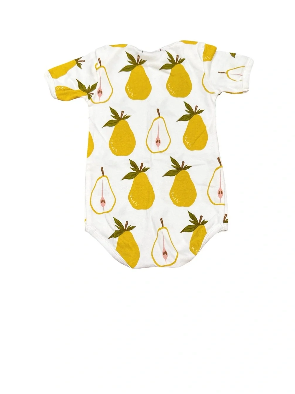Milkbarn Pear Fruit Long and Short Sleeve Bodysuits NWOT Baby Size 6-12 Months